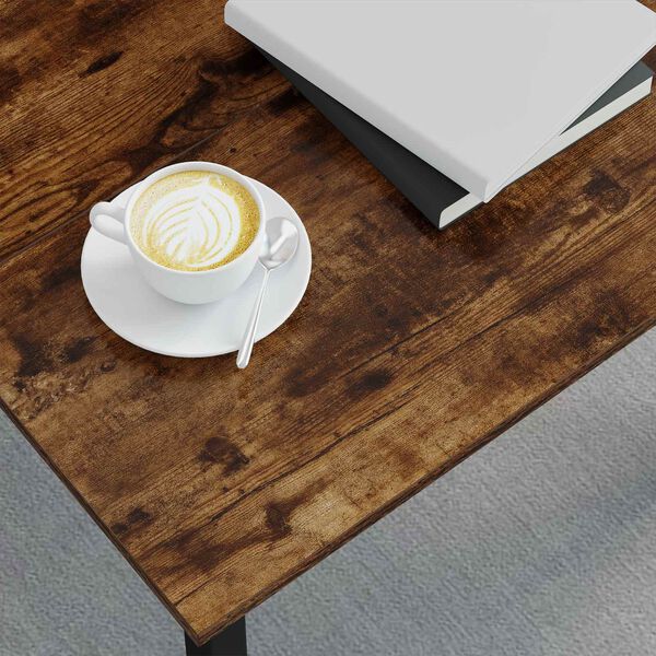 vidaXL Stolik kawowy Dąb dymny 60 x 60 x 36 cm Materiał drewnopochodny