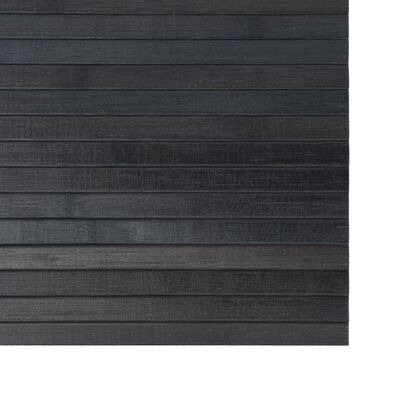 vidaXL Dywan prostokątny, szary, 60x200 cm, bambusowy