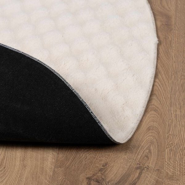 vidaXL Dywany pokojowe Okrągły Beżowy &Oslash; 120 CM