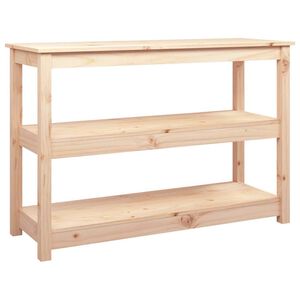 vidaXL Stolik konsolowy, 110x40x74 cm, lite drewno sosnowe