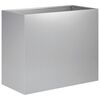 vidaXL Doniczka ogrodowa srebrny 60 x 30 x 40 cm Stal ocynkowana