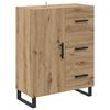 vidaXL Highboard z szufladą 2 pcs Dąb rzemieślniczy 69,5 x 34 x 180 cm