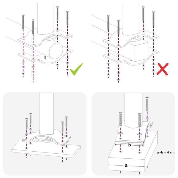 vidaXL Wysuwana markiza boczna na taras, 80 x 300 cm, szara