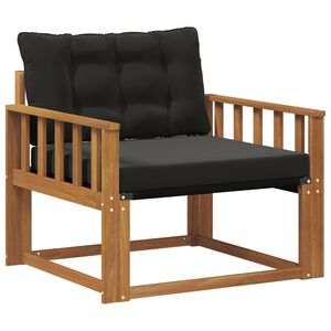 vidaXL Zestaw sof na zewnątrz Drewno akacji i tekstylen Naturalny