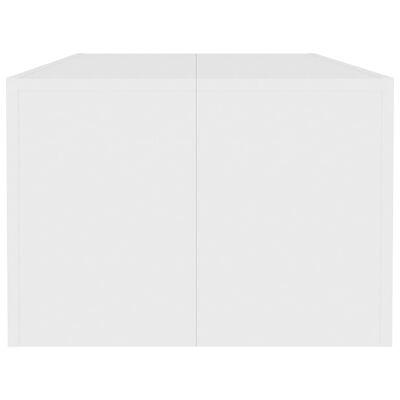 vidaXL Stolik kawowy, biały, 110x50x35 cm, płyta wiórowa