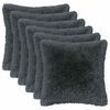 vidaXL Poduszka z poduszką HEERLEN 2 szt. antracytowy Fleece PV