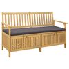 vidaXL Ławka z miejscem do przechowywania 2 -Seater 148 x 63 x 84 cm