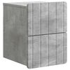 vidaXL Wisząca Szafka Nocna Betonowy szary 33 x 34,5 x 43 cm