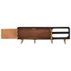 vidaXL Szafka pod TV, 140x30x45 cm, surowe drewno mango i akacjowe