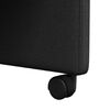 vidaXL Krzesełka jadalne na k&oacute;łkach 2 pcs Czarny 57 x 67 x 95 cm