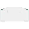 vidaXL Podstawka pod monitor / telewizor szklana 70x30x13 cm