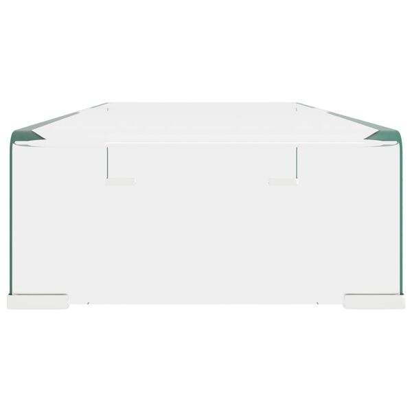 vidaXL Podstawka pod monitor / telewizor szklana 70x30x13 cm