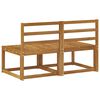 vidaXL 2 Sztuka Środkowa sofa ogrodowa Lite Drewno Akacji Naturalny