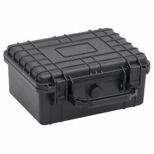 vidaXL Walizka lotnicza, czarna, 24x19x11 cm, PP