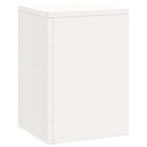 vidaXL Stojak na rośliny 3 pcs Biały Stal