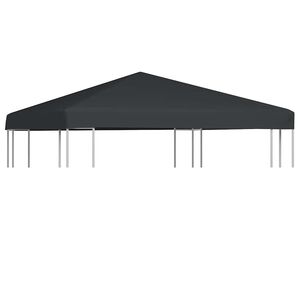 vidaXL Zadaszenie altany ogrodowej, 310 g/m&sup2;, 3 x 3 m, szare