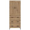 vidaXL Highboard 2 pcs Dąb rzemieślniczy Materiał drewnopochodny