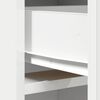 vidaXL Highboard Biały 40 x 40,5 x 135 cm Materiał drewnopochodny