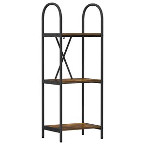 vidaXL P&oacute;łka na książki 3 poziomy 40 x 30 x 109 cm Drewno inżynieryjne