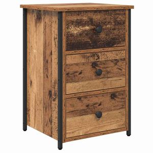 vidaXL Szafka Nocna Brązowy 40 x 36 x 60 cm Lite Drewno Recyklingowe