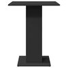 vidaXL Stolik bistro, czarny, 60x60x75 cm, materiał drewnopochodny