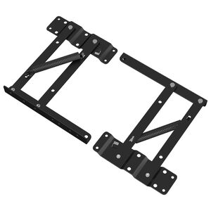 vidaXL Mechanizm podnoszenia ł&oacute;żka 2 pcs Czarny 340 x 95 x 40 mm
