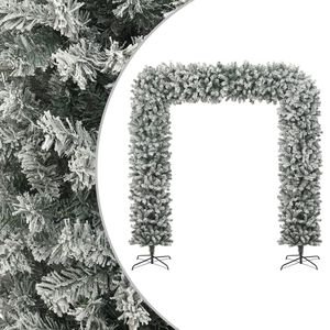 vidaXL Girlanda świąteczna flokowana sztucznym śniegiem, 240 cm