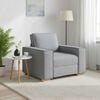 vidaXL Sofa Fotel Jasnoszary 100x78x84 cm Tkanina