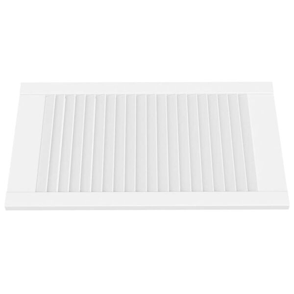 vidaXL Drzwi żaluzjowe do szafki, białe, 69x39,4 cm, sosnowe