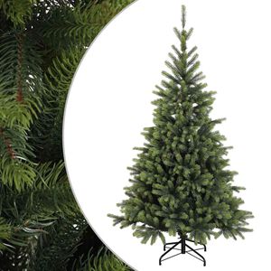 vidaXL Sztuczna choinka z zawiasami 120 cm PVC i Metal zielony