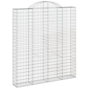 vidaXL Łukowaty kosz gabionowy 200x30x220/240 cm, galwanizowane żelazo