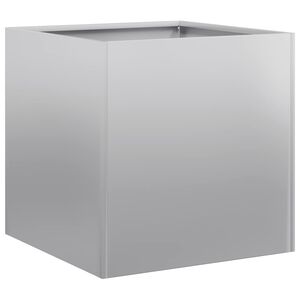 vidaXL Doniczka 40x40x40 cm Stal ocynkowana