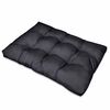 vidaXL Poduszka do sofy paletowej 13 pcs Czarny 120 x 80 x 10 cm