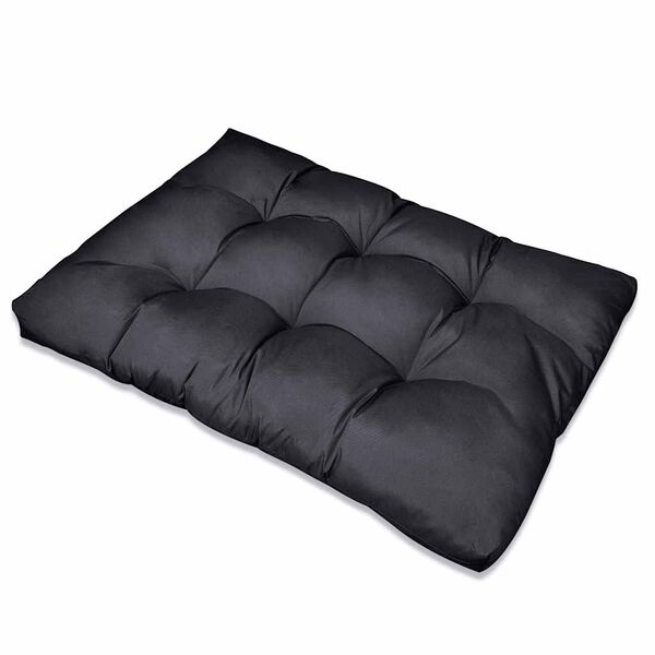 vidaXL Poduszka do sofy paletowej 13 pcs Czarny 120 x 80 x 10 cm