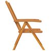 vidaXL Krzesło Ogrodowe 6 pcs Brązowy 57 x 72 x 109 cm