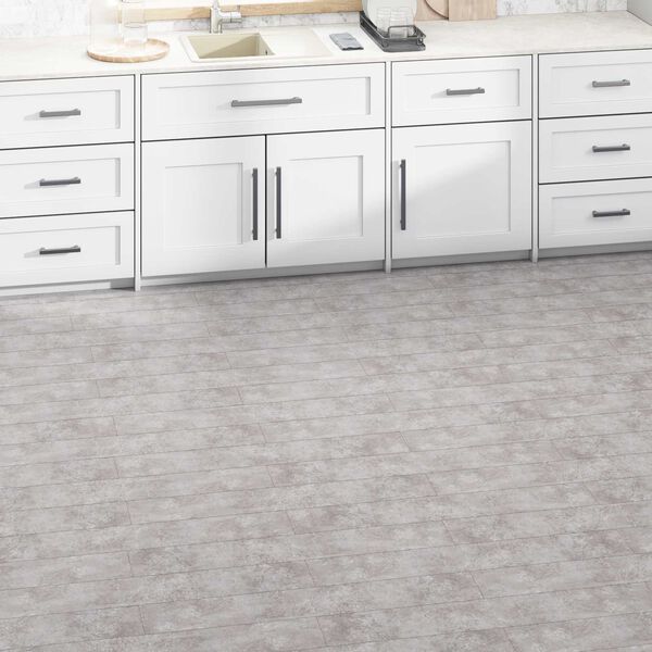 vidaXL Deski podłogowe 36 pcs Ziemisty szary 5,02 m&sup2; PVC