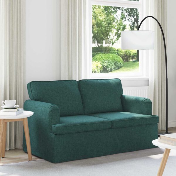 vidaXL Sofa Ciemna zieleń