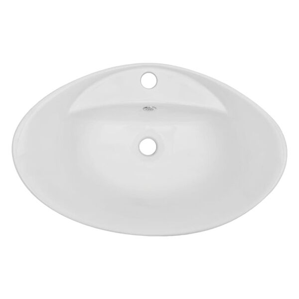 vidaXL Dwuczęściowy zestaw mebli do łazienki, ceramiczny, szary