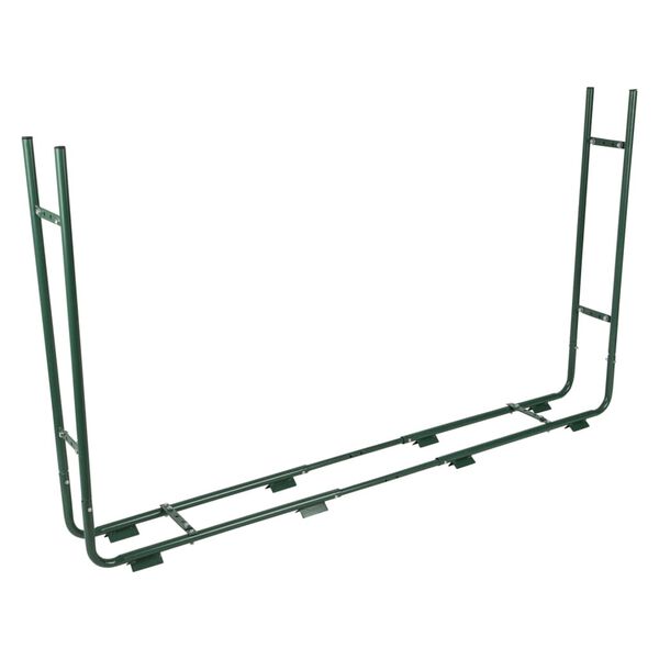 Practo Garden Regulowany stojak na drewno, zielony