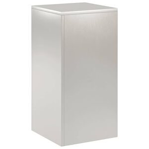 vidaXL Stojak na rośliny srebrny 30 x 30 x 60 cm Stal