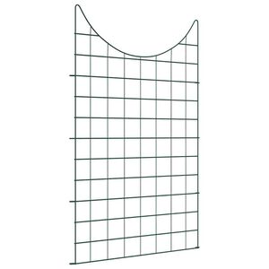 vidaXL Zestaw Ogrodzenia Stawu 8 pcs Zielony 50 x 80 cm Stal
