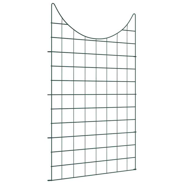 vidaXL Zestaw Ogrodzenia Stawu 8 pcs Zielony 50 x 80 cm Stal