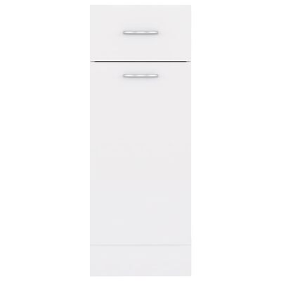 vidaXL Szafka z szufladą, biała, 30x46x81,5 cm materiał drewnopochodny
