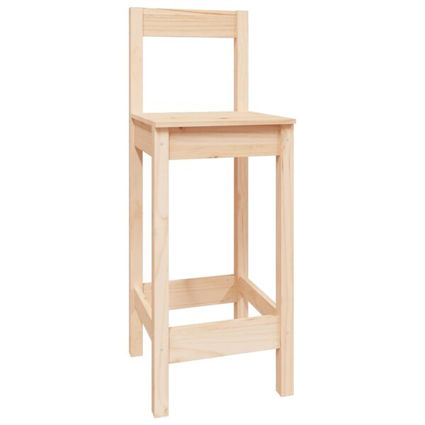 vidaXL 5-cz. zestaw mebli barowych, lite drewno sosnowe