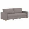 vidaXL Sofa 3 pcs Ciemnoszary 220 x 80 x 84 cm Tkanina lniana