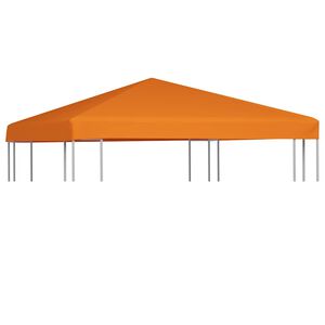 vidaXL Zadaszenie altany ogrodowej, 310 g/m&sup2;, 3 x 3 m, pomarańczowe
