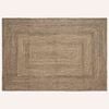 vidaXL Dywan strefowy Naturalny i czarny 160 x 230 cm Juta