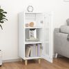 vidaXL Szafka, biała, 34,5x34x90 cm, materiał drewnopochodny