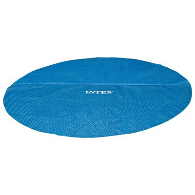 Intex Basenowa plandeka solarna, niebieska, 348 cm, polietylen