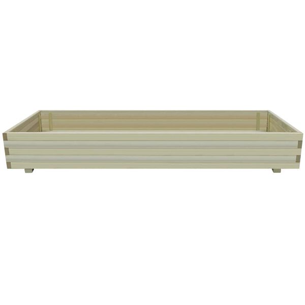 vidaXL Skrzynia ogrodowa, impregnowane drewno sosnowe, 197 cm